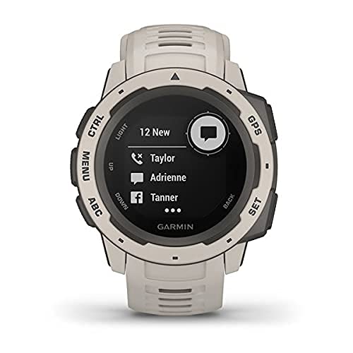 Garmin - Instinct Smartwatch Fiber-Reinforced Polymer - Tundra - 010-02064-01 - Image 7