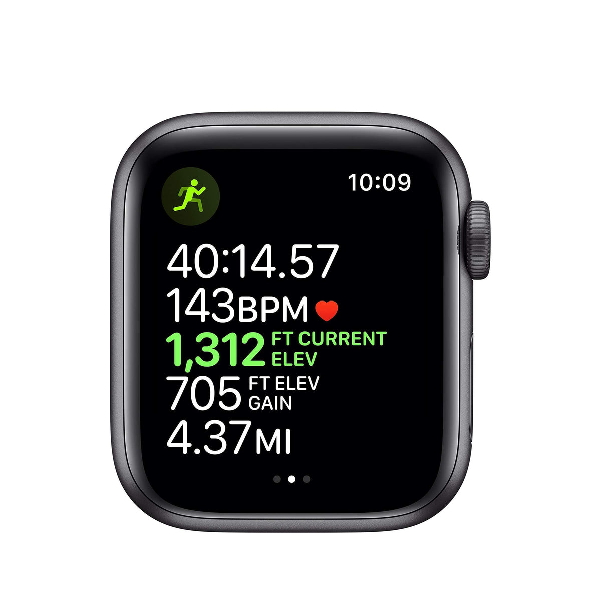 Apple Watch Series 5 (GPS, 40MM) - Space Gray Aluminum Case with Black Sport Band - MWV82LL/A - Image 4