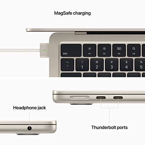 MacBook Air 13.6"" Laptop - M2 - 8GB Memory - 256GB SSD - Starlight - MLY13LL/A - Image 5