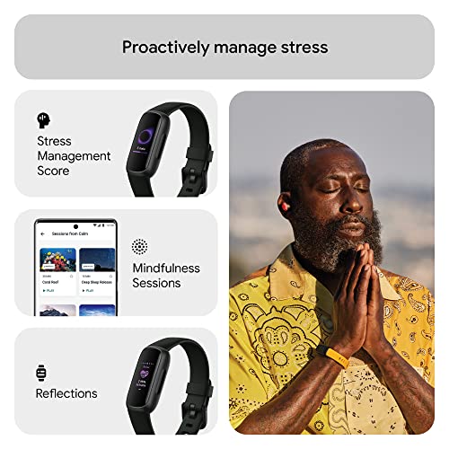 Fitbit Inspire 3 Health & Fitness Tracker - Midnight Zen - FB424BKBK-US - Image 3