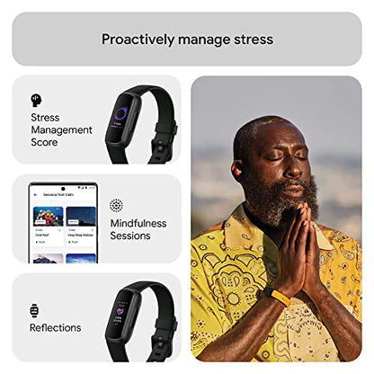 Fitbit Inspire 3 Health & Fitness Tracker - Midnight Zen - FB424BKBK-US - Image 3