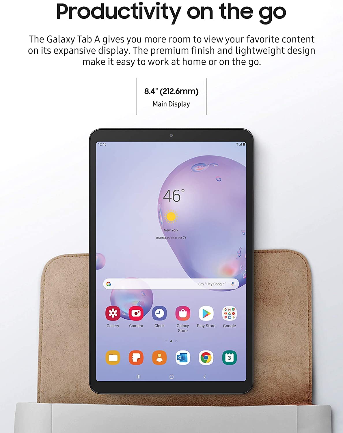 Verizon Samsung Galaxy Tab A 8.4"" (2020) - 32GB - Mocha - SM-T307UZNAVZW - Image 7