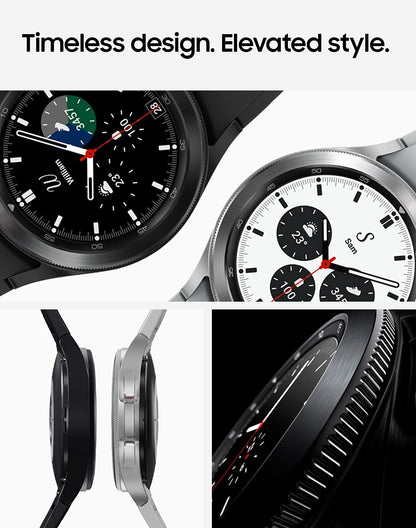 Samsung Galaxy Watch 4 Classic Stainless Steel Smartwatch 46mm LTE - Silver - SM-R895UZSVXAA - Image 4