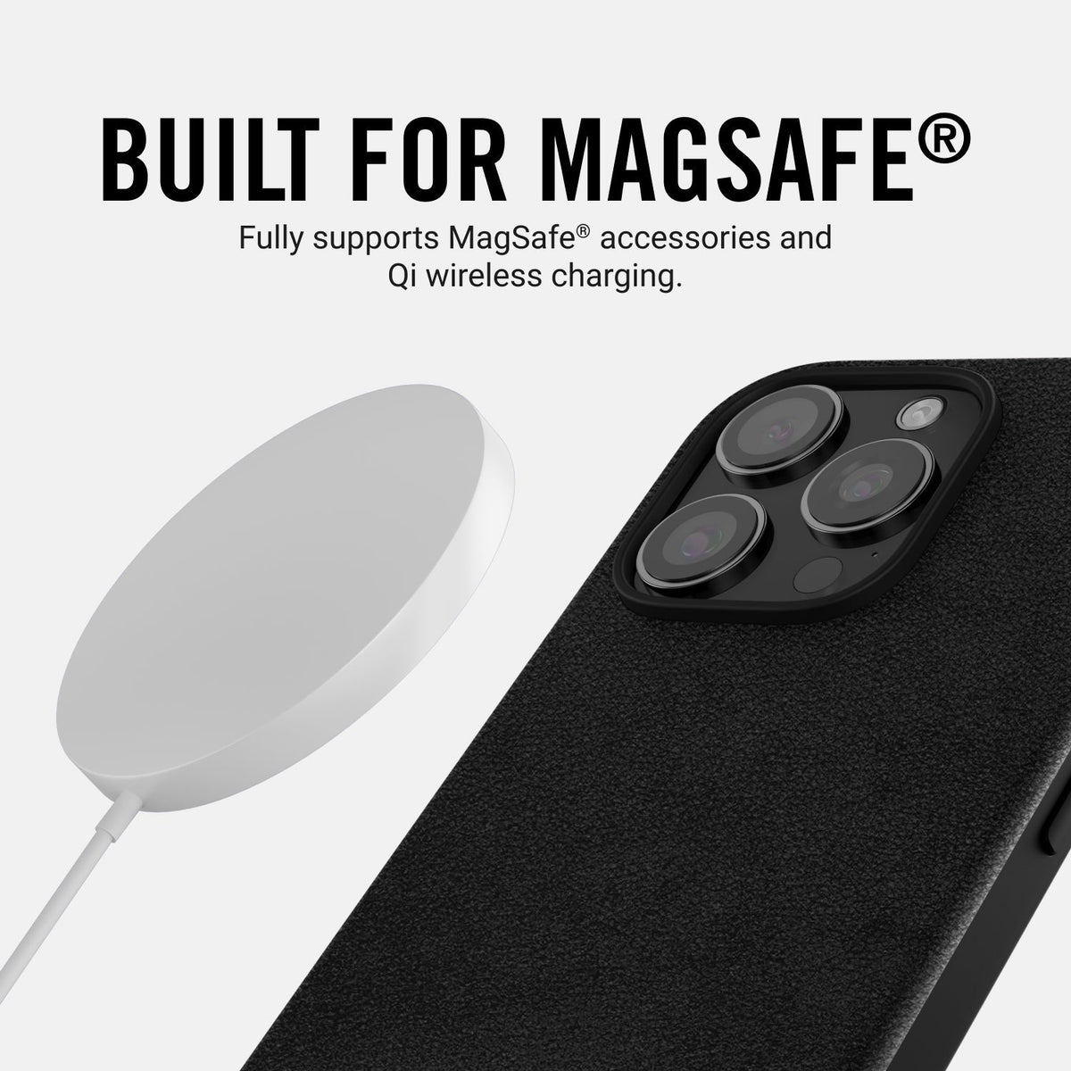 Everyday Phone Case - iPhone 16 - Midnight Black Leather - Image 6