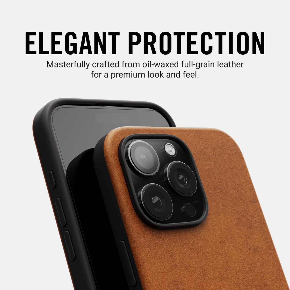 Everyday Phone Case - iPhone 16 Plus - Tobacco Brown Leather - Image 8