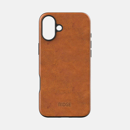 Everyday Phone Case - iPhone 16 Plus - Tobacco Brown Leather - Image 2