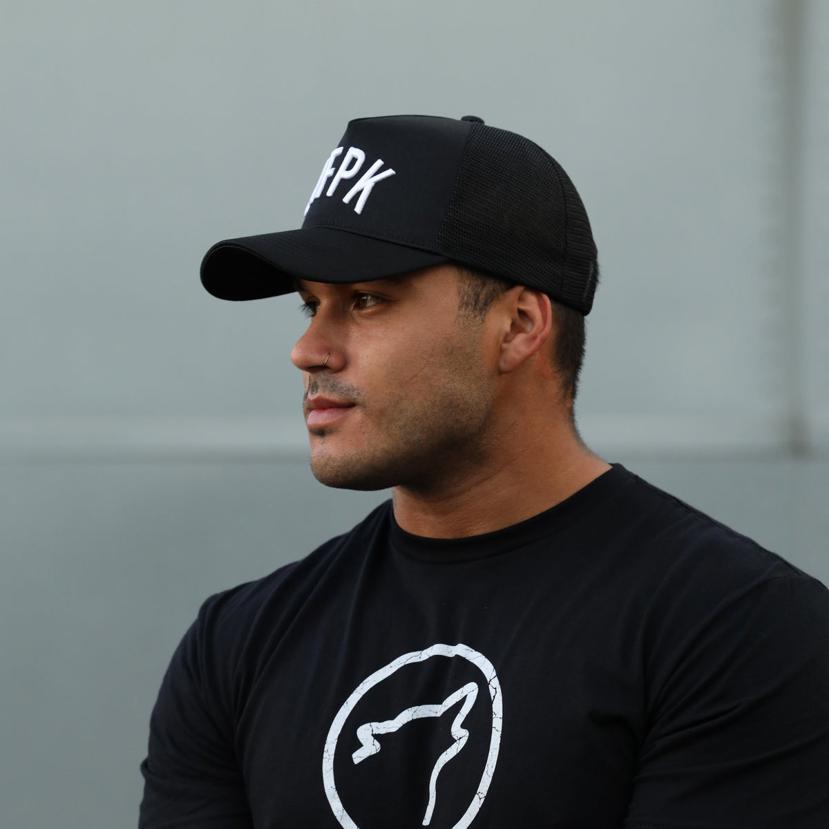 Trucker Hat WFPK Alpha Black - Image 4