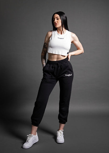 Women's Script Cropped Tank (SALE) - Image 4