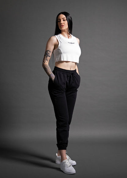 Women's Script Cropped Tank (SALE) - Image 3