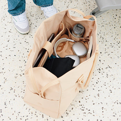 The Commuter Duffle in Beige - Image 17