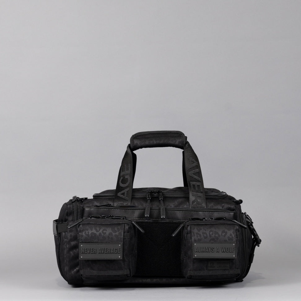 20L Mini Duffle Bag Black Leopard - Image 9