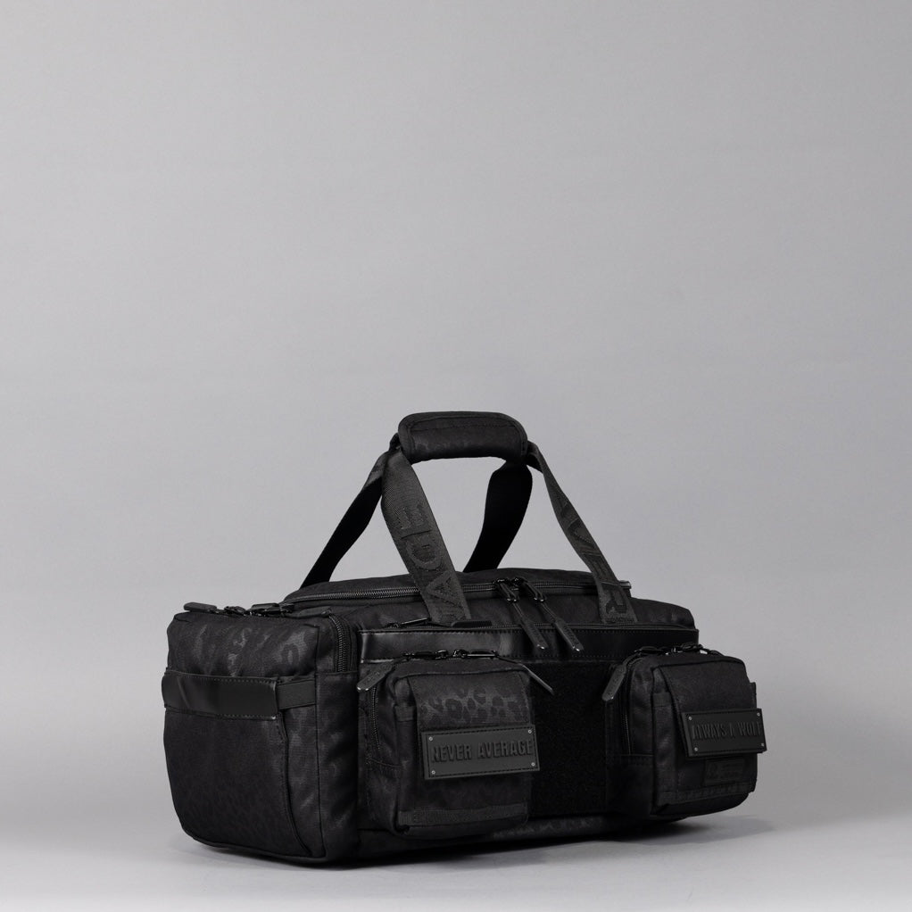 20L Mini Duffle Bag Black Leopard - Image 10