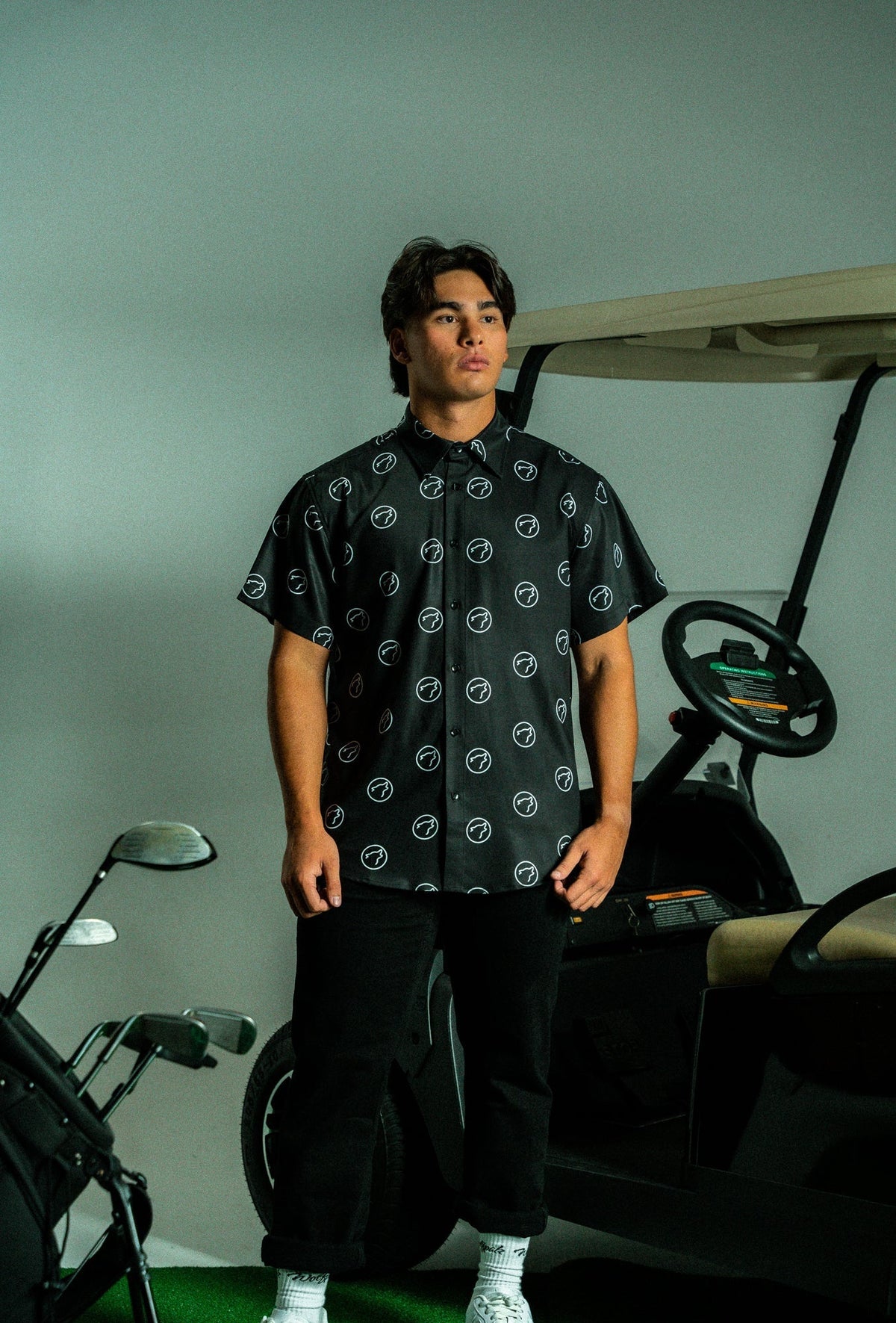 Alpha Black Country Club Button Up (SALE) - Image 5