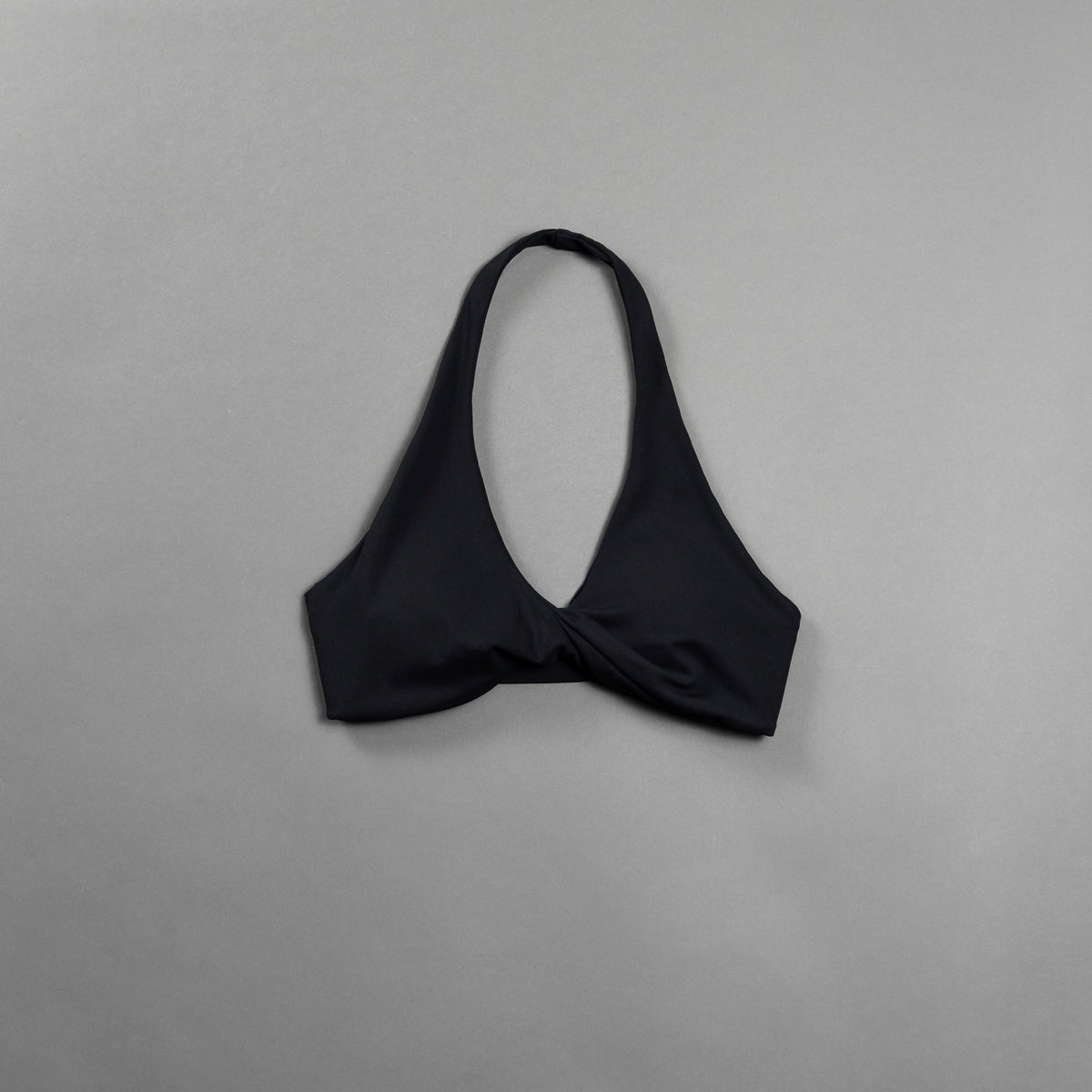 Alpha Black Halter Twist Bra (SALE) - Image 2