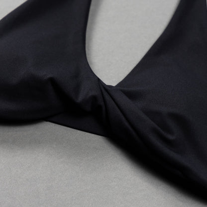 Alpha Black Halter Twist Bra (SALE) - Image 10