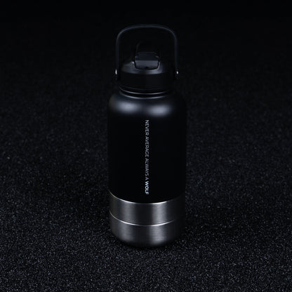 32oz Stainless Steel Insulated Water Bottle with Storage Compartments - Image 4