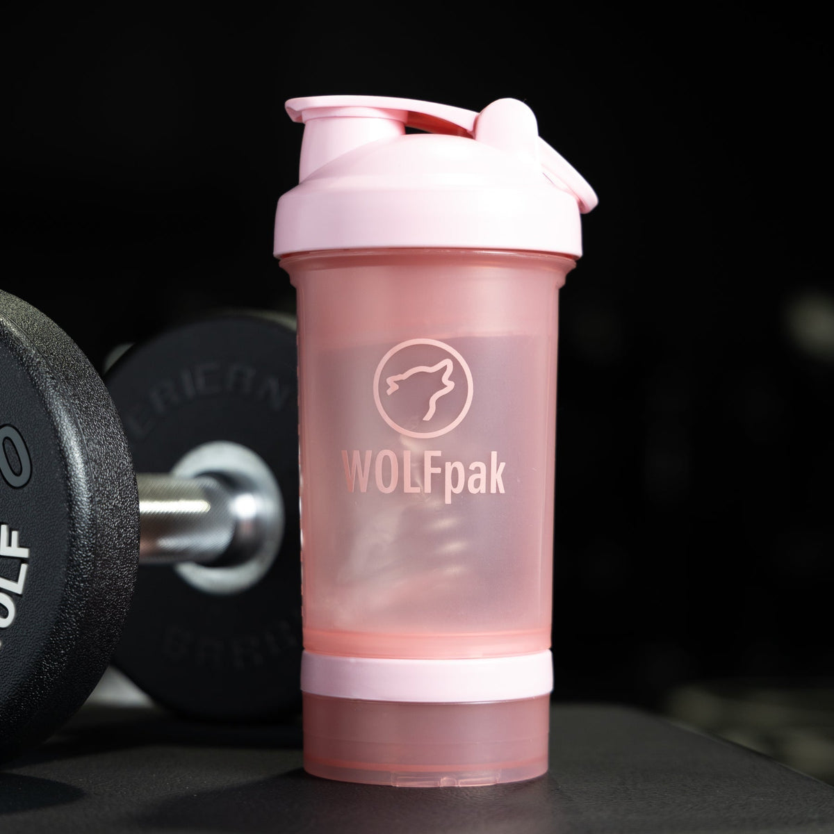 Pink Shaker Bottle With Storage Compartments - Image 6