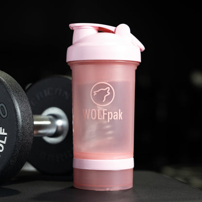 Pink Shaker Bottle With Storage Compartments - Image 6